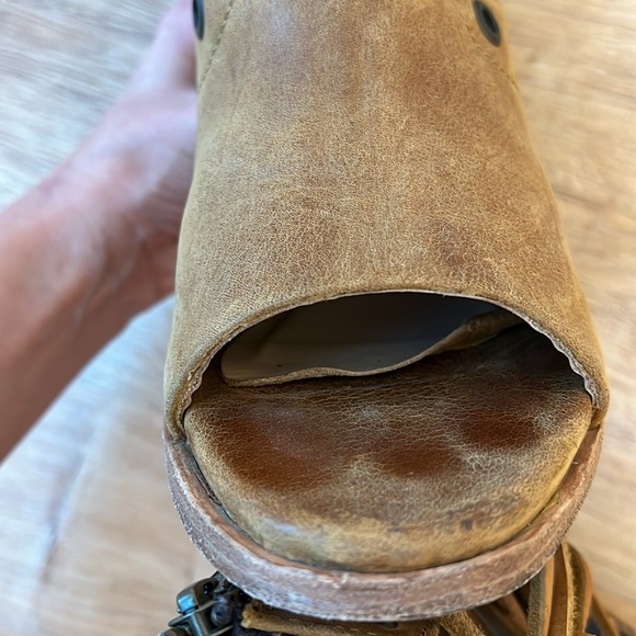 Baske California Real Leather heeled sandals - Picture 5 of 8